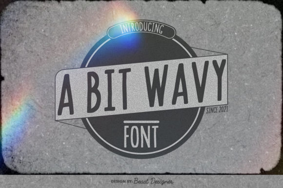 A Bit Wavy: The Vintage Sans Serif Font for Makers