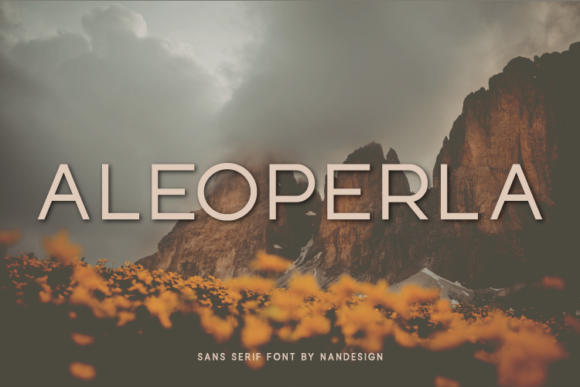 Aleoperla: A Minimal Sans Serif Font for Modern Campaigns