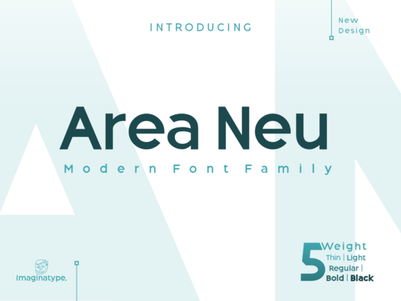 Area Neu: The Modern Sans Serif Font for Digital Brands