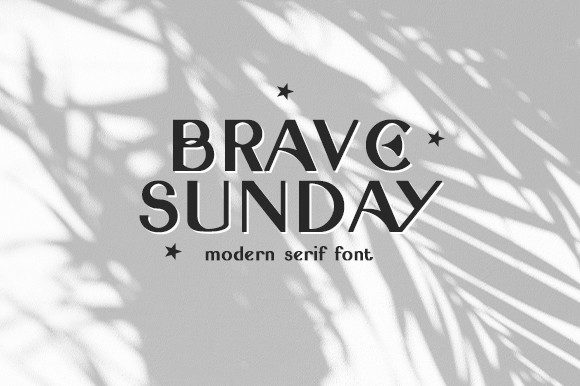 Brave Sunday: The Elegant Sans Serif Font for Makers