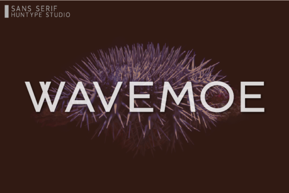 Elevate Digital Layouts with the Wavemoe Typeface