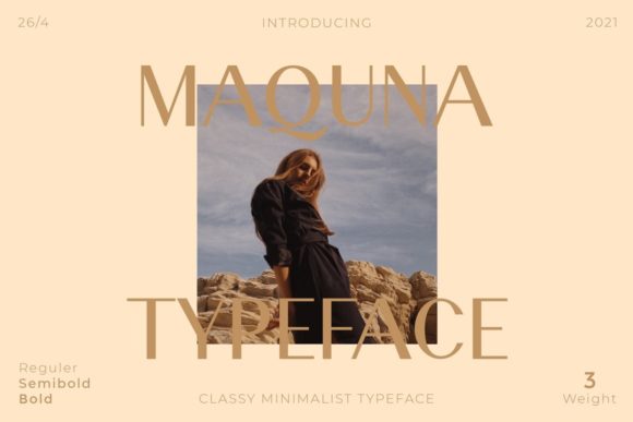 Elevate Your Crafts with the Maquna Sans Serif Font