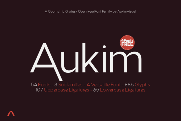 Elevate Your Shop with Aukim Free Typeface