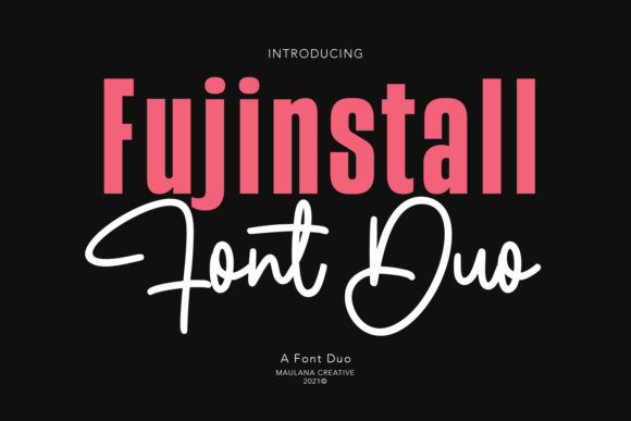Fujinstall Font Duo: A Maker's Review for Shop Branding