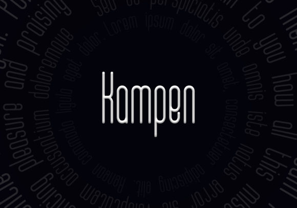 Kampen: The Minimal Sans Serif Font for Bold Campaigns