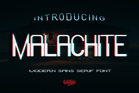 Malachite: A Modern Sans Serif Font for Bold Branding