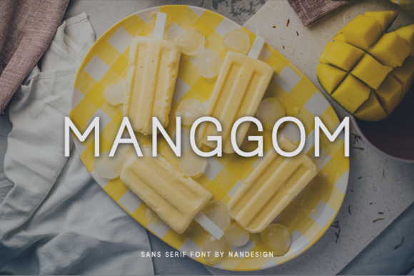Manggom: The Minimal Sans Serif Font for Modern Brands