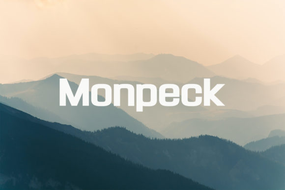 Monpeck Font: Modern Sans Serif for Web Design