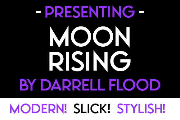 Moon Rising: A Modern Sans Serif Typeface for Tech Design