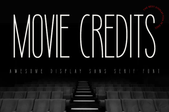 Movie Credits: The Minimal Sans Serif Font for Crafters