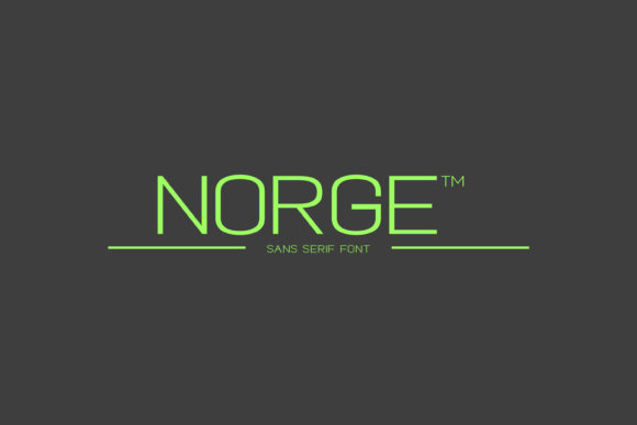 Norge: The Modern Sans Serif Font for Digital Branding