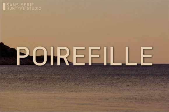 Poirefille: A Clean Sans Serif Font for Modern Editorial Design