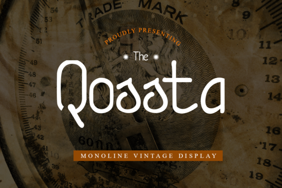 Qossta: The Vintage Sans Serif Font for Bold Branding