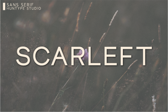 Scarleft: A Modern Sans Serif Font for Makers