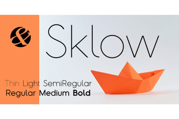 Sklow: The Light Sans Serif Font for Modern Branding