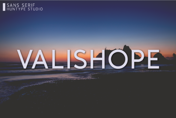 Valishope: The Minimal Typeface for Modern Brands