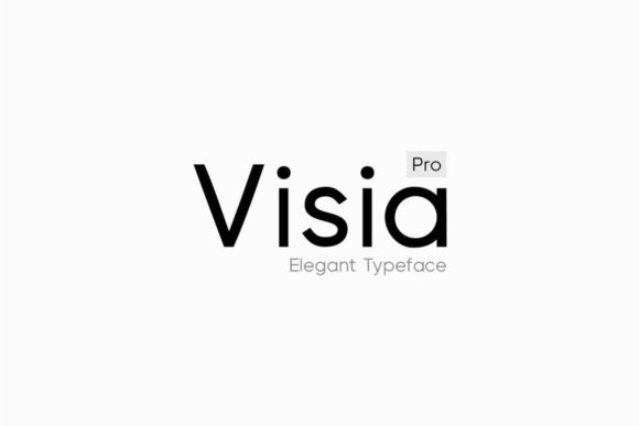Visia: The Minimal Sans Serif Font for Modern Makers