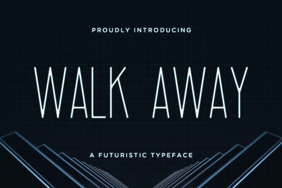 Walk Away Font: A Futuristic Sans Serif for Modern Editorial Design
