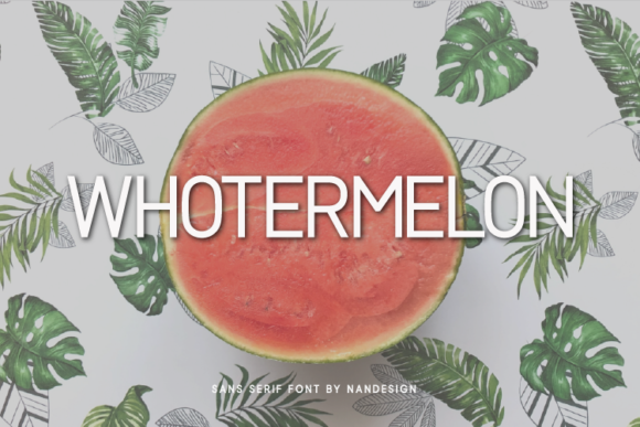 Whotermelon: A Clean Sans Serif Font for Editorial Design