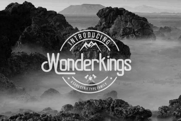 Wonderkings: A Vintage Sans Serif Font for Modern Editorial Design